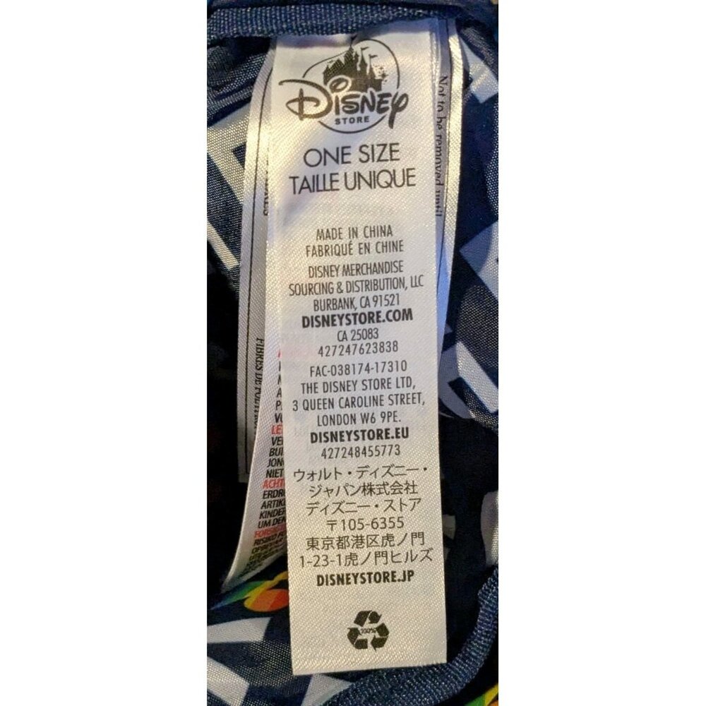 Disney Store Love Waist Bag Mickey Fanny Pack Rainbow Tie Dye Pride Sling Mouse - Picture 3 of 16